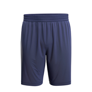 Pantalones Cortos de Playa para Hombre, Color Azul Marino Sólido, de Secado Rápido, Tejidos, con Logotipo Floral Estampado, Cintura Elástica, Largo Medio - Product Image 1