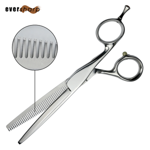 Tijeras de Entresacar Profesionales de 6 Pulgadas para Peluquería y Belleza, con Hoja Afilada de Acero Inoxidable con Pulido Espejo y Mango Desplazado - Product Image 3