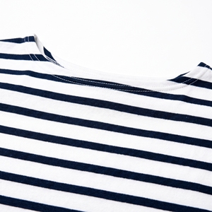 <b>Men's</b> <b>Striped</b> <b>Long</b> <b>Sleeve</b> T <b>Shirt</b> Knitted Cotton Blend Crew Neck Casual Tee Custom Logo - Product Image 4