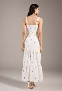 Vestido Maxi Estampado con Cuello en V para Mujer, Diseño Único y Moderno para Verano 2026, Ideal para Playa y Fiestas, Calidad Exclusiva al por Mayor - Product Image 2