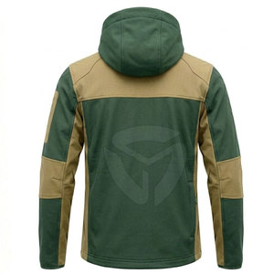Veste d'hiver softshell pour homme, légère, résistante au vent, fermeture éclair intégrale, couche extérieure pour la randonnée, le trekking, les voyages et le quotidien - Product Image 2
