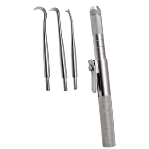 Azicon's Dental <b>Crown</b> Remover Gun Set - Automatic Surgical Grade Stainless Steel <b>Crown</b> Remover Gun Kit with Interchangeable Tips - Product Image 2