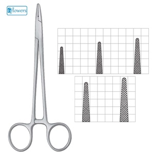 Porte-aiguilles en bois Crile pour chirurgie générale, certifié CE, instrument manuel de classe I - Product Image 1