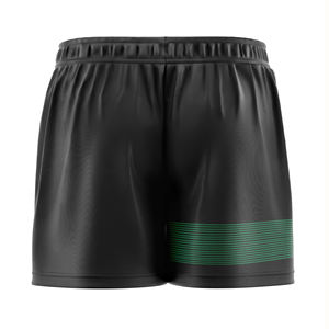 <b>Men</b> <b>Red</b> Solid Sport <b>Shorts</b> Front Logo Mid Elastic Waist White Side Stripes Quick Dry 100% Polyester 80g Digital Printed Summer - Product Image 3