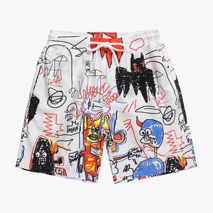 Shorts de plage OEM pour hommes, décontractés, d'été, pour le surf, en polyester, à taille mi-haute, motif uni - Product Image 6