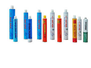 Premium Quality Aluminum <b>Glue</b> Tube 16-32mm Diameter Flat Shape Custom Logo Modern Collapsible Eco-Friendly Metal Packaging - Product Image 2