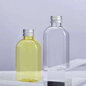 Bouteilles d'emballage cosmétique en plastique PP plates rechargeables de 1000 ml avec bouchon pulvérisateur à vis pour désinfectant à la glycérine et à l'huile d'olive - Product Image 3