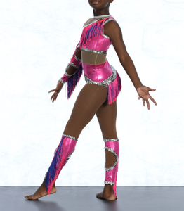 Ensembles d'uniformes de cheerleading durables et personnalisables - Vêtements de sport pour femmes légers, faciles à laver, de haute qualité en polyester et élasthanne - Product Image 2