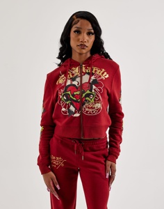 Sudadera con capucha informal para mujer, con cremallera, forro polar cálido, bolsillo canguro, ropa de invierno a la moda - Product Image 1