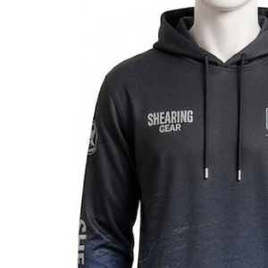 Sweat à capuche long haut de gamme avec logo personnalisé OEM ODM, doublure en laine de mouton, vente en gros directe usine - Product Image 3