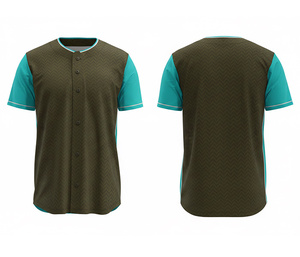เสื้อเบสบอลแบบกำหนดเองสำหรับทีมกีฬาและงานอีเว้นท์ พร้อมโลโก้และหมายเลขตามสั่ง |   ฐานผ้าโพลีเอสเตอร์ที่ระบายอากาศได้ดี - Product Image 4