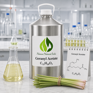 Acetato de Geranilo, Aceite Esencial Puro, Producto Químico Aromático, 100% Puro, Grado Cosmético, Ingrediente de Aromaterapia, Fabricante de Fragancias - Product Image 1