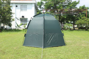 Carpa de Camping Familiar para Exteriores, de una Sola Capa, de Poliéster, de Apertura Rápida, Fácil de Instalar, con Sistema de Varillas de Fibra de Vidrio, Refugio Verde para Pesca - Product Image 3