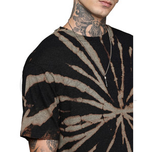 Camiseta Tie-Dye de Alta Calidad al por Mayor, Personalizada, de Gran Tamaño, con los Mejores Diseños de Moda, Holgada, para Hombre - Product Image 1