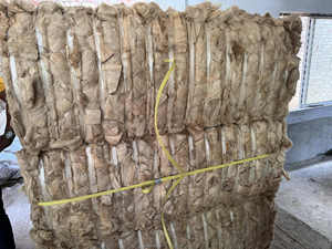 Fil de jute Tossa de haute qualité, 100 % écologique, naturel, en fibres brutes dorées, coupé en BTD, texture durable, nouage sécurisé, flexible - Product Image 5