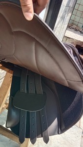Nueva Silla de Montar Inglesa Profesional de Alta Calidad para Salto, de Cuero Genuino Duradero, Sillas de Montar de Contacto Cercano - Product Image 6