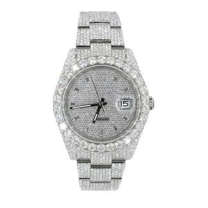 Montre de luxe en quartz et diamants la plus vendue pour hommes, avec grand cadran, idéale pour les réunions d'affaires. Disponible dans le monde entier. - Product Image 4