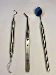 Ensemble de 3 instruments d'examen dentaire manuels en acier inoxydable, instruments chirurgicaux de classe I MEDZORA SURGICAL pour soins dentaires, qualité A+ - Product Image 4