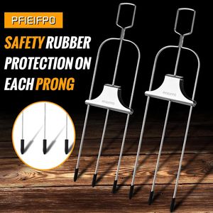 Juego de 3 Brochetas Metálicas de 3 Vías para Asar, 14 Pulgadas, Accesorios para Barbacoa, Fáciles de Usar, con Barra Deslizante - Product Image 3