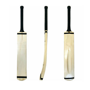 Bate de Cricket de Venta Caliente al por Mayor, Hecho en Pakistán, Personalizado, de Madera Ecológica, Duradero, Profesional para Exteriores, Patrón Sólido - Product Image 4