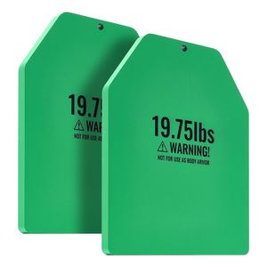 Piastre Ponderate in Acciaio Premium da 19,75 LB (coppia) con Design Ergonomico Sagomato per WOD, Peso Aggiuntivo per Allenamento di 20 kg - Product Image 1