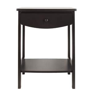 ZT023 Mesa auxiliar de café con dos cajones Mesita de noche elegante para decoración del hogar - Product Image 3