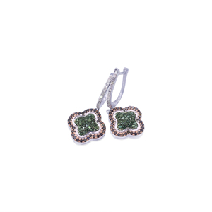 Boucles d'oreilles Huggie en argent sterling 925 avec diamants, taille brillant rond, micro-pavé, géométriques, minimalistes, pour usage quotidien, unisexe, 1,64 ct - Product Image 5