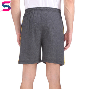 Classical Trendy Product Gray Color Own Logo Breathable Highest Quality Fully Customized <b>Hip</b> Hop 100 Percent Cotton Men's Shorts - Product Image 2
