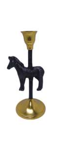 Support à bougies décoratif en métal en forme de singe, 2 lumières, sculpture animale, décoration d'intérieur à prix avantageux - Product Image 2