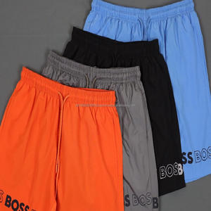 Shorts de sport respirants en polyester pour hommes, séchage rapide, décontractés, anti-frottement, pour la plage, taille élastique, en stock - Product Image 2