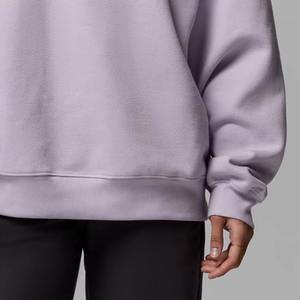 Sweat-shirt d'hiver pour femme 2026, coupe confortable, tricoté, brodé, 100 % coton, durable, service OEM pour la vente en ligne - Product Image 4