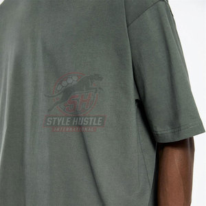 Camiseta de Corte Cuadrado con Color Personalizado, Venta al por Mayor, Impresión de Logotipo, Camiseta de Corte Cuadrado de Alta Calidad - Product Image 6