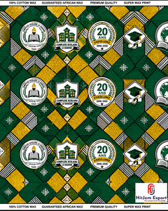 Tissu africain imprimé de luxe sur mesure pour uniformes scolaires, anniversaires, conventions et célébrations – Fabricant OEM ODM - Product Image 1