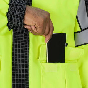 Ropa de Trabajo de Seguridad Vial Ajustable para Hombre, con Certificación CE ANSI Clase 1, Tiras Reflectantes de Alta Visibilidad, Múltiples Bolsillos, Poliéster - Product Image 5