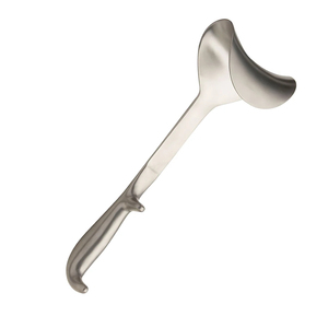 Rétracteur chirurgical manuel de style Doyen, lame fine de 90 mm de large, 52 mm de profondeur, manche creux, longueur 265 mm, instrument en acier inoxydable - Product Image 3