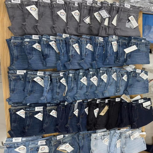 Men's Slim Straight & Relaxed <b>Denim</b> Pants Wholesale Bulk Order Cotton Skinny Straight Ripped Stonewashed Jeans Apparel Stock Lot - Product Image 6