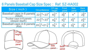 Casquette de chapeau de papa personnalisée brodée 6 panneaux de qualité supérieure, logo personnalisé Casquette de baseball pour hommes de sport par Old-Fit International - Product Image 6
