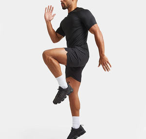 T-shirt de sport ajusté pour homme – T-shirt de gym extensible et performant avec tissu anti-transpiration pour la musculation et l'entraînement actif - Product Image 5