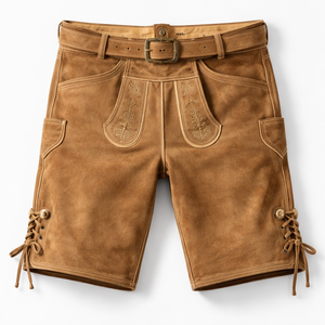 Wholesale Oktoberfest Leather <b>Pants</b> - Custom Designs for Men | OEM Manufacturer of Leather Trousers - Product Image 5
