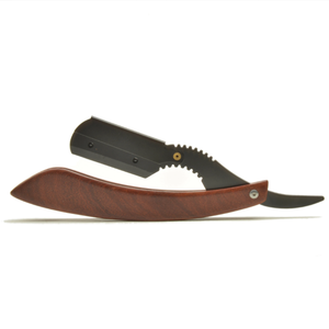 Nueva Navaja de Afeitar Recta Elegante para Hombre, Mango Profesional de Madera de Rosa con Hoja Pulida, Navaja de Barbero de Una Sola Hoja - Product Image 4