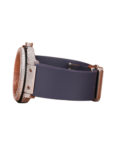 Montre pour homme de luxe, tendance, entièrement sertie de diamants, cadran noir, moissanite VVS, diamants ronds, bracelet personnalisé style hip-hop - Product Image 3