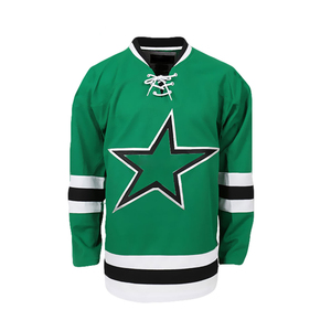 Maillot de hockey sur glace à manches longues et col rond, design personnalisé, imprimé par sublimation, fabriqué au Pakistan - Product Image 1
