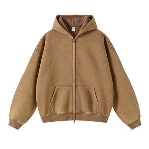Sweat à capuche homme populaire 2025 – 100 % coton, molleton surdimensionné, qualité supérieure, prix de gros abordable, tendance, qualité export, personnalisable avec votre marque - Product Image 3