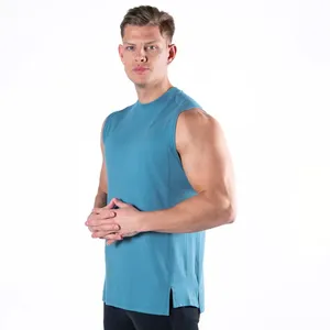 Débardeur de sport respirant en maille perforée pour homme, sans manches, tissu à séchage rapide pour la course, l'entraînement et la salle de sport - Product Image 6