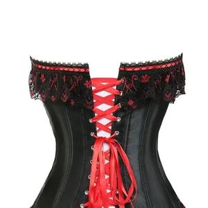 High Quality Jet Black Women's Corset Zipper Design Custom Logo OEM Service Breathable Neoprene Quick Dry Firm Control Seamless - Product Image 5