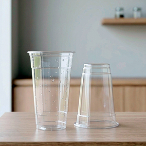Transparent PP <b>Plastic</b> <b>Cup</b> With Dome Lid 12oz 16oz For Cold Coffee Milk Tea Beverage Round Disposable <b>Cup</b> - Product Image 4