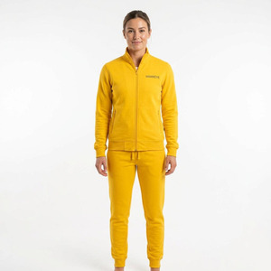 Conjunto Deportivo de Invierno para Mujer, con Capucha, de Forro Polar, Versátil, de Manga Corta, 100% Algodón, Cómodo para Entrenamiento, HAWK EYE - Product Image 1