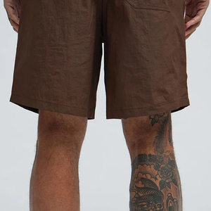 Minimal Design <b>Men</b> <b>Shorts</b> With Comfortable Nylon Material For Bulk Buyers / Casual Wear Design With <b>Zip</b> <b>Pockets</b> And Drawstrings - Product Image 5