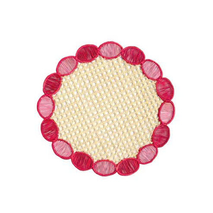 Mantel Individual Redondo de Rafia, Hecho a Mano, para Mesa de Comedor, Elegante Decoración para el Hogar con Fibra Natural - Product Image 3