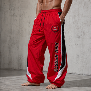 Pantalon de survêtement coupe-vent pour hommes, léger, respirant, à séchage rapide, pour la course, l'entraînement, la remise en forme, la salle de sport, les activités de plein air - Product Image 1